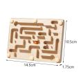 Wooden Labyrinth Board Game Traditional Game Montessori Wooden Toy Marble Maze for Kids Boys Girls Adults Children Teens. 