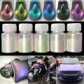 （NEW）Chameleon Color Changing Pearl Powder For Car Paint Pigment Auto Accessories Pearlescent Pigment Powder. 