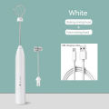 Hand Mixer Electric Milk Frother Whisk Egg Beater USB Rechargeable Handheld Coffee Blender Milk Shaker Mixer Foamer Food Blender. 