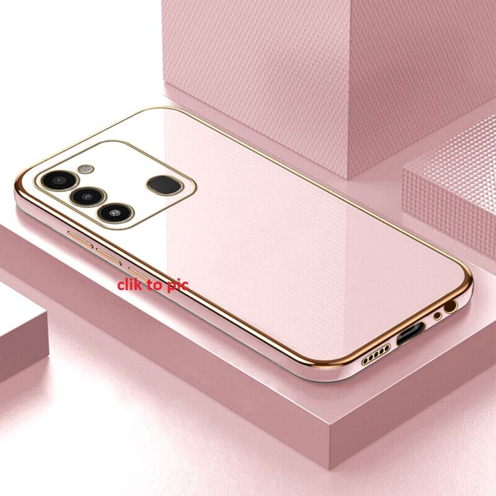 For%20Tecno%20Spark%208C%20Luxury%206D%20Plating%20Soft%20Casing%20Silicone%20Square%20Frame%20Phone%20Case%20Back%20Cover%20-%20Phone%20-%20Camera%20-%20Image%205