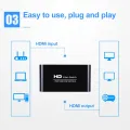 HD 4K HDMI-Compatible  USB KVM Switch PC Sharing Keyboard Mouse Hotkey Printer Plug And Paly Out USB Box Video Display Splitter-Add 3x HDMI Cable. 