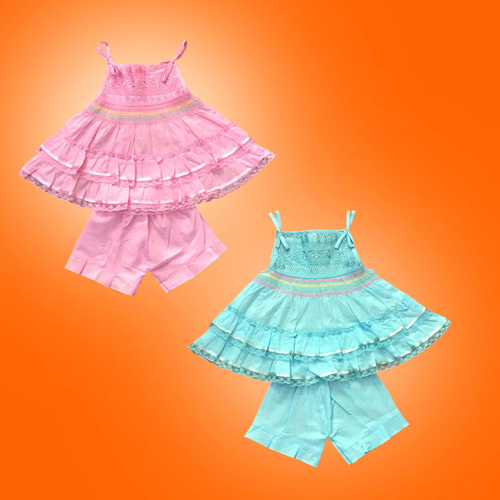 2%20pieces%20Baby%20Girls%20Cotton%20Fency%20Frock%20set%20for%20cute%20baby%20dress%20(0-2%20yers)%20-%20Image%202