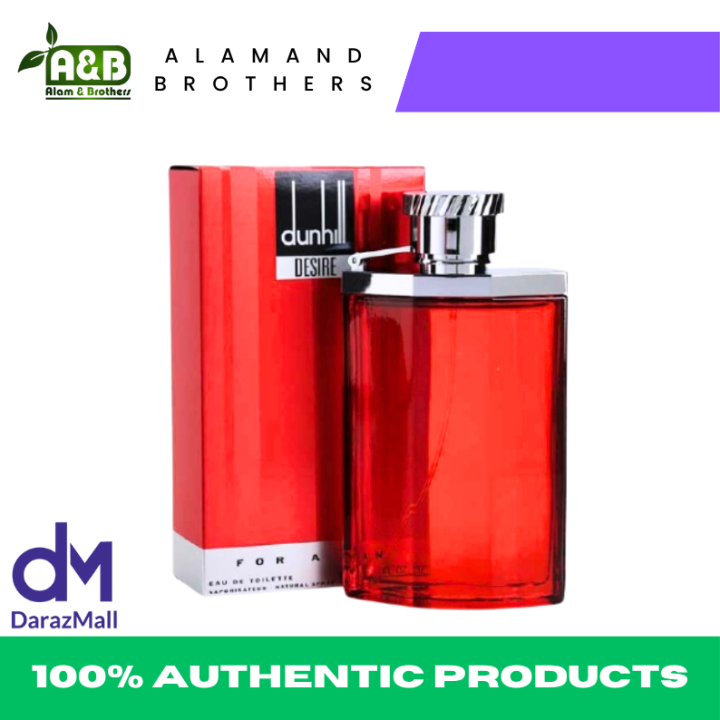 Dunhill Desire Red Men's Perfume 100 Ml Eau De Toilette