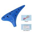 【Fashion】Resin Flute Treble C Tune Introductory Musical Instrument With Music Manual For.