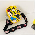 New Mickey wallet women's cartoon backpack single shoulder bag handbag bag leather bag. 