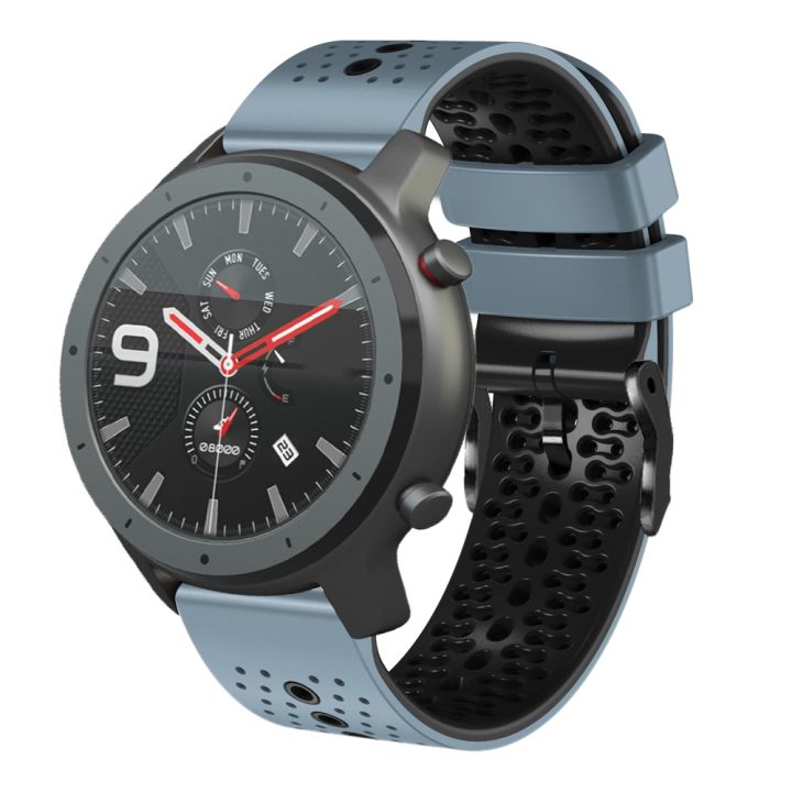 (New)%20For%20Amazfit%20GTR%2047mm%2022mm%20Perforated%20Two-Color%20Silicone%20Watch%20Band%20-%20Image%208
