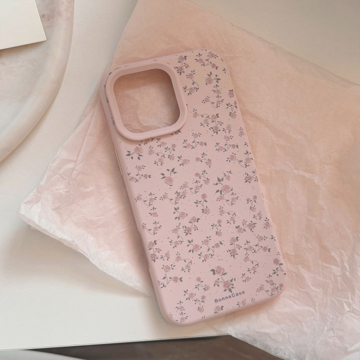 Olige%20%20Case%20%20For%20iPhone%2011%2012%2013%2014%2015%2016%20Pro%20Max%20New%20Glutinous%20Rice%20Korean%20Style%20Girl%20Bean%20Pink%20Pink%20Pink%20Little%20Rose%20Sea%20phone%20case%20back%20cover%20-%20Image%207