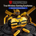 Choice TRANSFORMERS TF-T51 Bluetooth 5.4 Gaming Headsets Stereo Sound Wireless Earphones LED Display AI Translator Headphones.