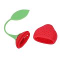 2Pcs Silicone Tea Infuser Ball Pass Filter Tea Infuser Strainer Spoon Strawberry Variety.