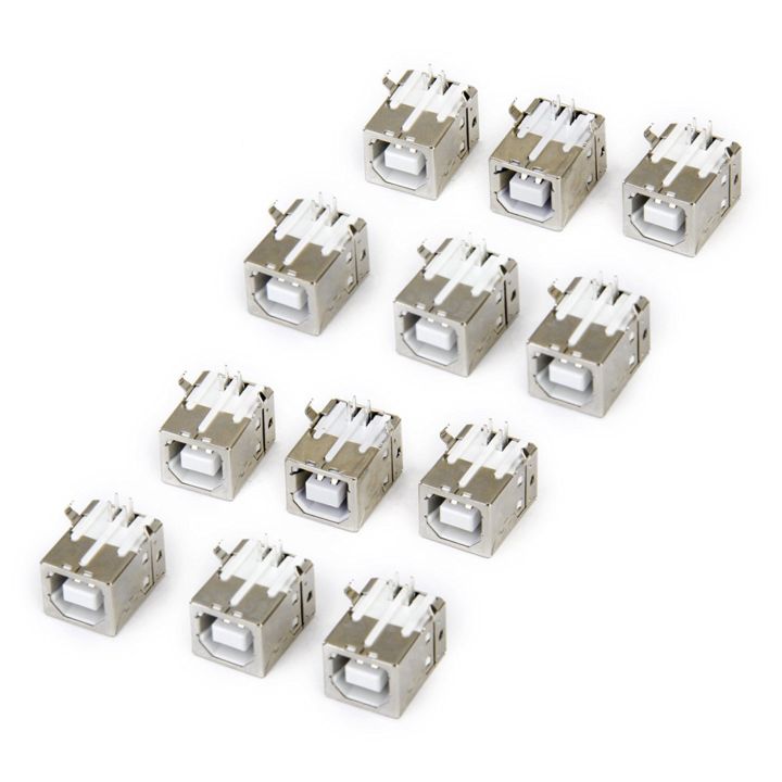 Lot%20of%2012Pcs%20Replacement%20USB%20Connector%20Socket%20Type%20B%20Female%20Right%20Angle%20-%20Image%202