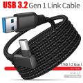 5M 6M Data Line Charging Cable for Oculus Quest 2 Pico 4 Link USB 3.2 Type C Data Transfer USB-A to Type-C Cable 20V 3A Charger. 