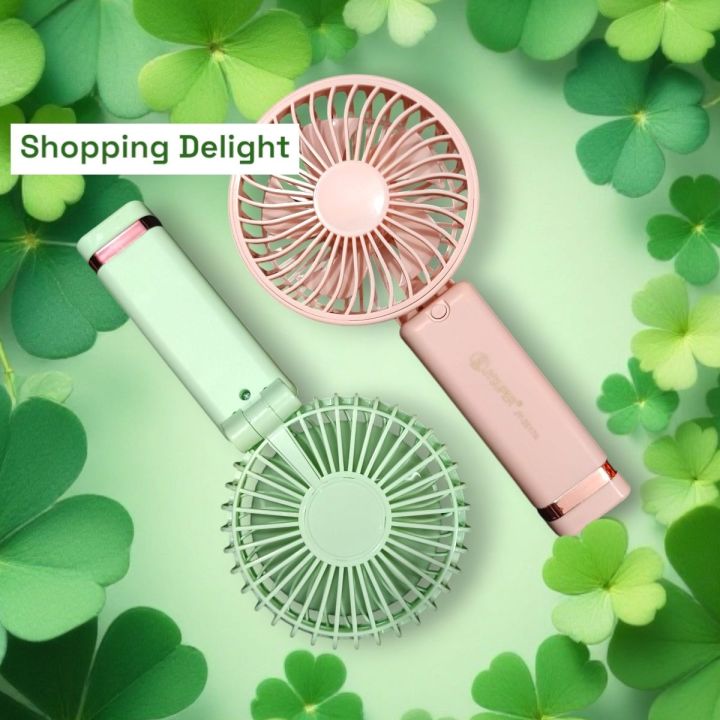 JYSUPER JY-2517A Rechargeable Strong Wind Mini Foldable Fan With Box