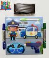 Wooden Memory Boosting Puzzle (Activity Puzzle: Police Puzzle). 