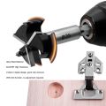 Forstner Drill Bit Tool, Wide Application Wood Hole Opener Accessory 80mm Length 35mm for Plastic. 