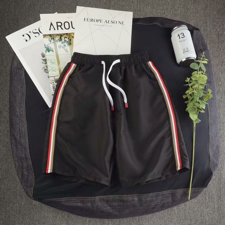 Factory%20Wholesale%20Mens%20Shorts%20Casual%20Mens%20Fashion%20Loose%20All%20Match%20Korean%20Sweat%20Sports%20Plain%20Stripe%20Shorts%20for%20Men%20and%20Women%20Comfortable%20Breath%20Beach%20Short%20Pants%20-%20Image%202