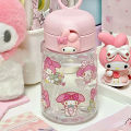 【Limited Quantity】 Water Bottle Plastic Cartoon Straw Cup. 