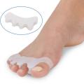Silicone Gel Toe Separators, Toe Spacers Bunion, Hammer Toe Corrector Pain Relief Toe Straightener Achilles Stretcher. 