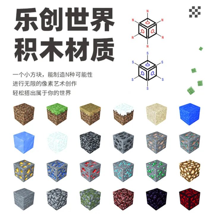 MC%20Minecraft%20DIY%20Peripherals%20Magnet%20Toy%20Mine%20Assembly%20Magnetic%20Block%20Building%20Blocks%20Children's%20Puzzle%20Model%20Gift%201%20-%20Image%204