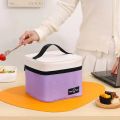 Insulated Reusable Lunch Bag For Office Work Picnic Adult Large Lunch Box for Women Men With Front Zipper Inner Mesh Pocket Re.