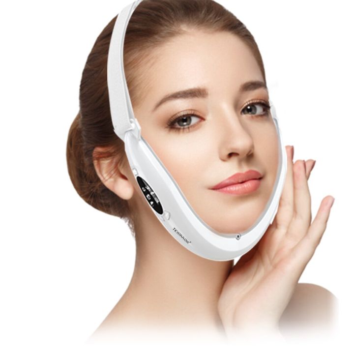 TEWIRROW Electric V-Face Shaping Massager Micro-Current Facial Lifting Slimming Firming Beauty Tool Double Chin Removal