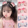 Plaid Bow Hair Clip Duckbill Clip Bangs Hair Accessories Kids Kuromi Cinnamoroll BB Barrettes Sanrio Girl Sweet Korean INS Style Children Kawaii Hair Pins Fabric Cartoon. 
