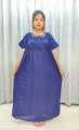 Pure Cotton Star Embroidrary Maxi for Women. 