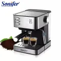 Espresso Coffee Maker Sonifer SF-3535 Household 15 bar High Pressure Pump Cappuccino Milk Frother Espresso Coffee Maker 1.6 liter capacity.