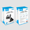 【Deal】 For PS5 Gaming Steering Wheel Multi Axis Steering Wheel Races Game Handle Holder with Bracket for Playstation 5 Game Accessories.