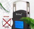 WeiHeng WH-A08 50kg LCD Dual Accuracy Portable Electronic Scale Support Temperature Measuring with Hanging Hook / Backlight. 