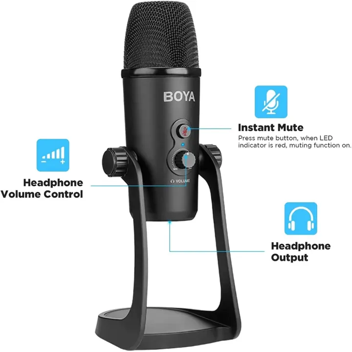 BOYA%20%20BY-PM700%20Professional%20Condenser%20USB%20Microphone%20Polar%20Pattern%20for%20Windows%20and%20Mac%20Computer%20Recording%20Interview%20Conference%20-%20Image%205