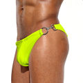 Metal Buckle Bikini Swimwear Mens Swim Briefs Swimming Trunks For Man Gay Swimsuit Desmiit Bathing Suit Beach Shorts Tanga. 