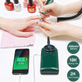 45000RPM Electric Nail Drill Machine Rechargeable Manicure Machine With LCD Display Portable Cordless Drill Set Nail Art Tools Lateil.