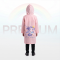 Cute Mermaid Pink Rain Coat.