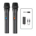 1 Pair Wireless Microphone System Kits Handheld Karaoke Microphone USB Receiver Home Party Smart TV Speaker Singing Mic.