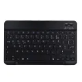 Zienstar 10Inch Azerty Rechargeable French Aluminum Wireless Bluetooth Keyboard Mouse Combo For IOS Android Tablet Windows PC. 