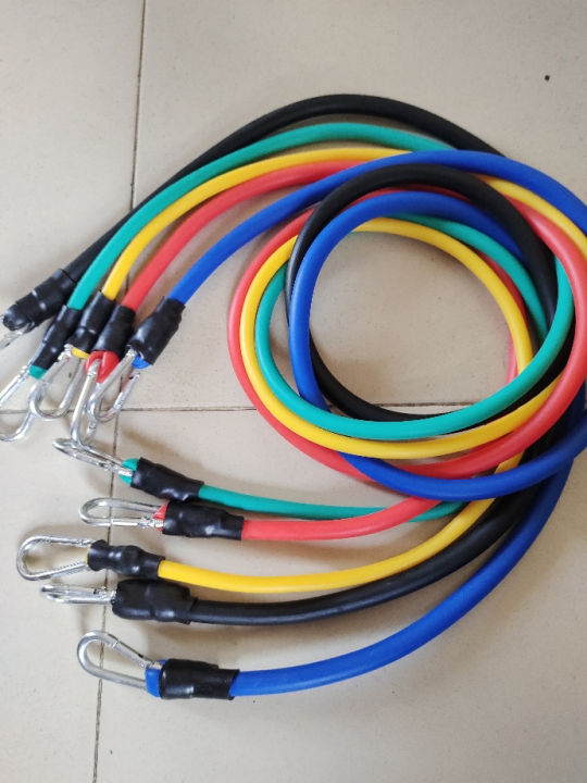 11%20Pcs/Set%20Fitness%20Puller%20Multi-functional%20Muscle%20Strength%20Yoga%20Training%20Rope%20Resistance%20Belt%20-%20Image%203