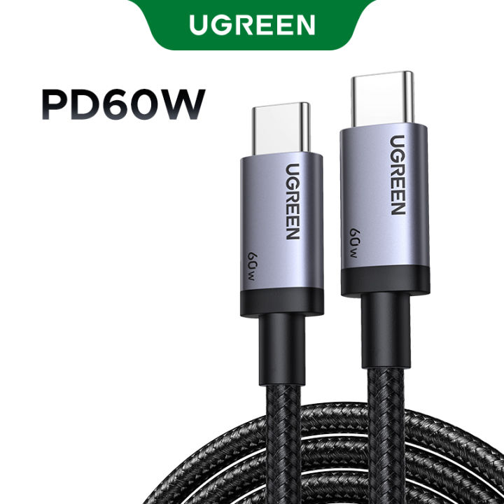 【60W】UGREEN USB Cable 60W Type C to Type C PD 60W USB Type C Fast ...