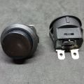 2Pcs- SPST ON OFF 2 Pin Round Plastic Momentary Push Button Switch 16A 250VAC.