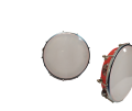 Tambourine Drum- Bell Birch Metal Jingles Percussion. 