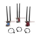 1PC For Bluetooth4.0 WiFi Adapter 1200Mbps Wireless WiFi Card PCIE Adapter TX-1200 Dual Band 2.4Ghz/5Ghz Tetuo. 