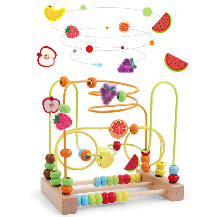 Montessori%20Toys%20Baby%20Wooden%20Roller%20Coaster%20Bead%20Maze%20Toddler%20Early%20Learning%20Educational%20Puzzle%20Math%20Toy%20for%20Children%201%202%203%20Years%20Luhuai%20CVC%20-%20Image%204