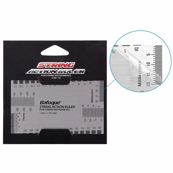 Aktion Ruler 【Best value for money】 ph Baroque String Action Gauge Ruler Precise ...