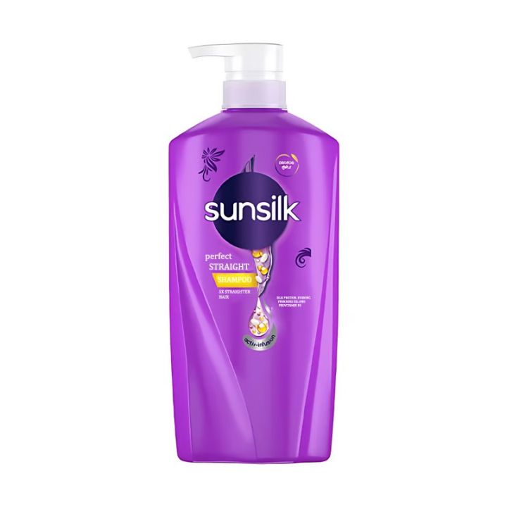 625 ml Sunsilk Perfect STRAIGHT shampoo International Thailand product used for male/ female