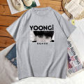 Agust D Tshirt Cotton Short Sleeve Graphic Yoongi T Shirts Korean Fashion Streetwear Women Suga Manga Tee Shirt Kpop Summer Tops. 