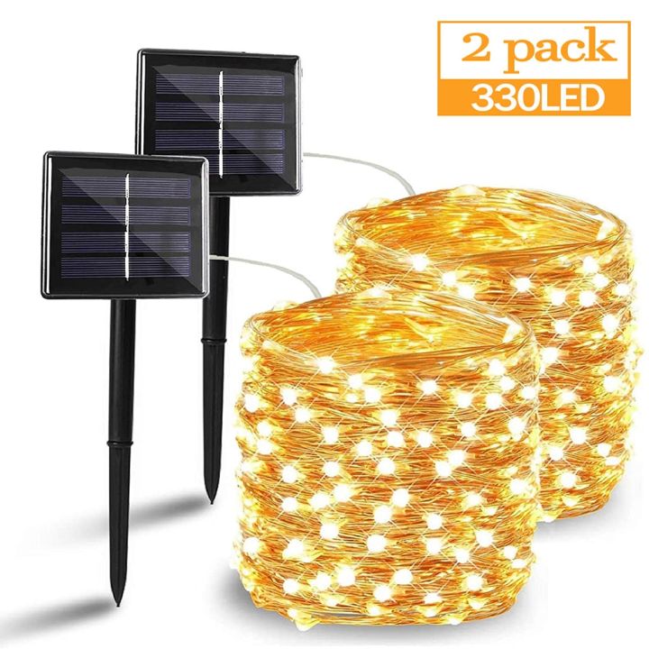 50/100/200/330%20LED%20Solar%20Light%20Outdoor%20Lamp%20String%20Lights%20For%20Holiday%20Christmas%20Party%20Waterproof%20Fairy%20Lights%20Garden%20Garland--warm%20white-1pack--20M-66fFT%20200LED%20-%20Image%203
