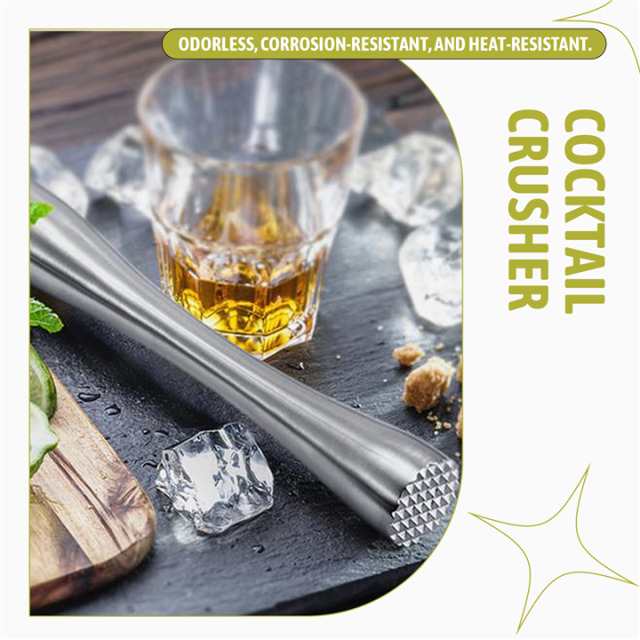 Cocktail%20Muddler%20Stainless%20Steel%20Lemon%20Masher%20Cocktail%20Muddler%20Ice%20Masher%20for%20Fresh%20Fruit%20Spice%20Ice%20Bars%20Tools%2026%20cm%20-%20Image%203