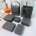Earrings Gray Black Packaging Paper Case Package Case Jewellry Accessories Jewelry Box Necklace Ring. 