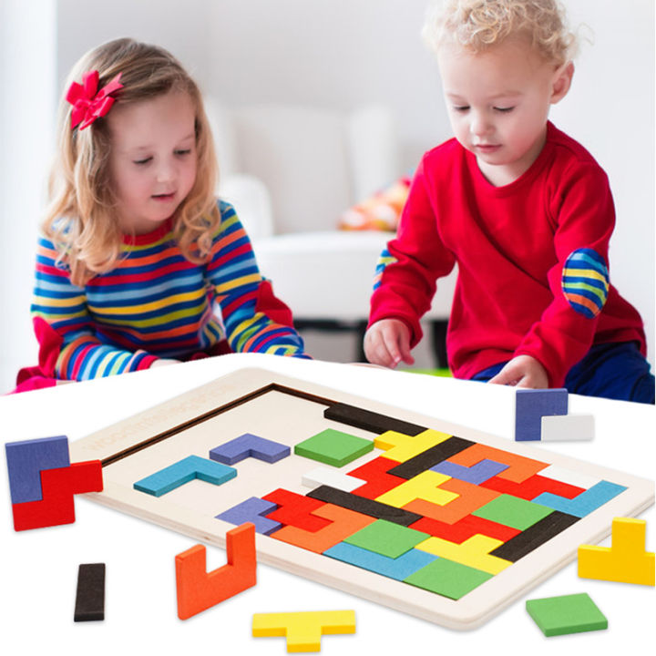 Children's%20Puzzle%20Tetris%200.19%20Wooden%20Early%20Education%20Shape%20Matching%20Toy%20Baby%20Puzzle%20Puzzle%20Blocks%20-%20Image%204