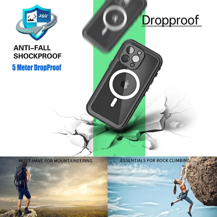 Magnetic%20Charging%20IP68%20Waterproof%20Case%20For%20Apple%20iPhone%2015%2014%2013%20Pro%20Max%20Plus%20Shock%20Drop%20proof%20Cover%20Diving%20Swim%20outdoor%20sport%20-%20Image%204