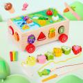 Shape Sorter Carrot Harvest Game Shape Sorter Toy for Toddlers Boys Children. 